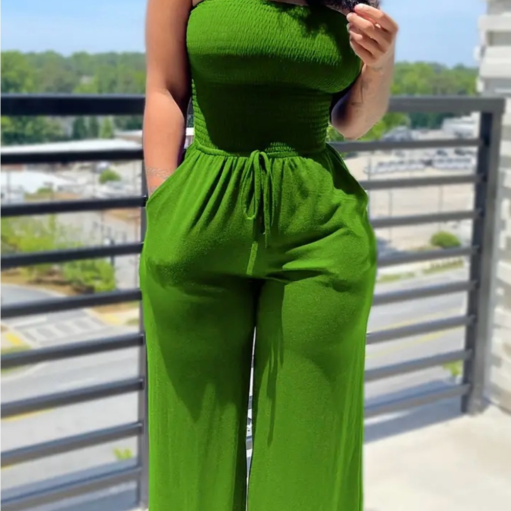 SHEIN Vibrant Green Jumpsuit